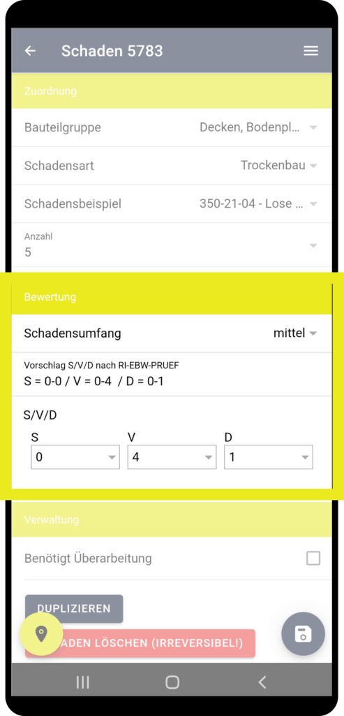Bewertung