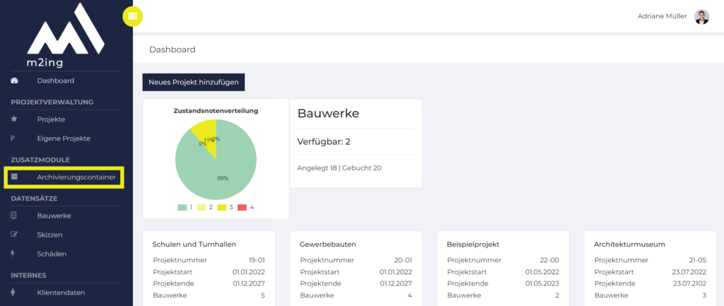 Dashboard m2ing