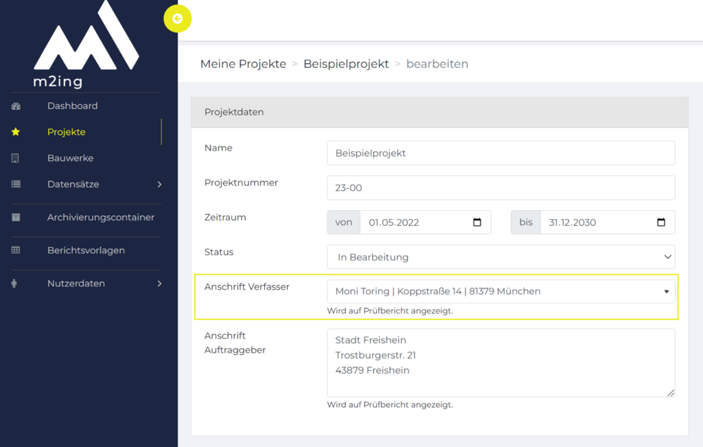 Dropdown zur Auswahl