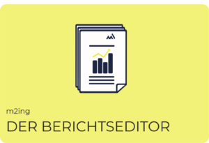 Icon Der Berichtseditor 