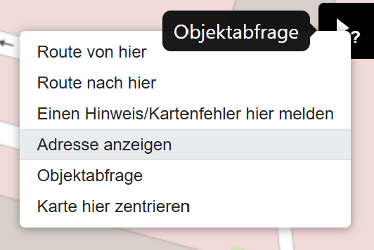 Adresse auswählen
