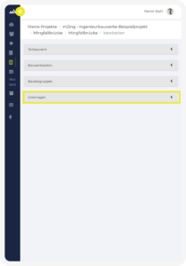 Bauwerksinformationen Unterlagen