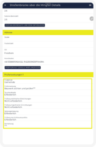 Bauwerksinformationen Prüfanweisungen